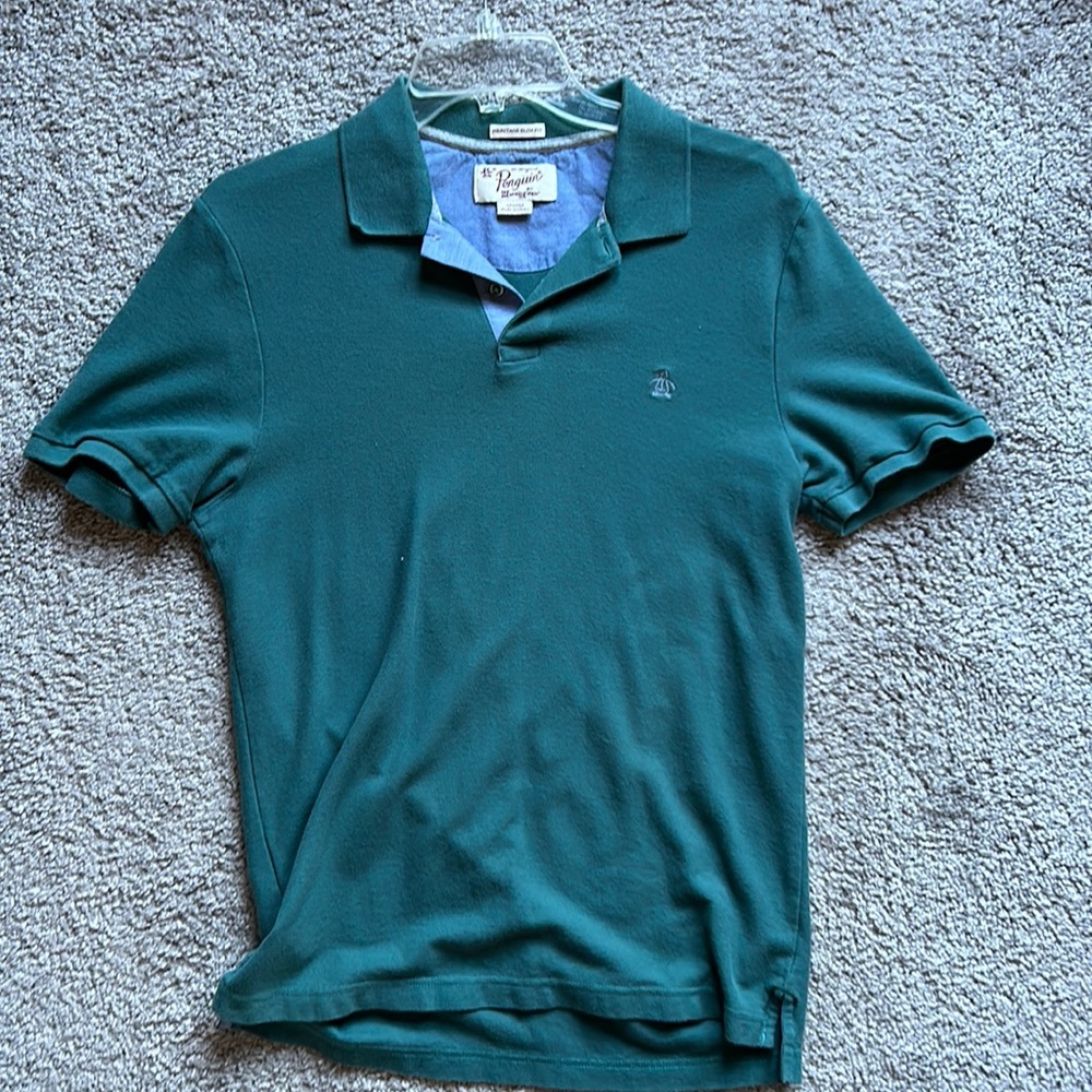 Penguin Brand Polo (Dark Green)